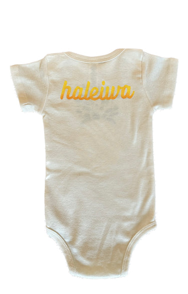 Hand-Painted Pineapple Onesie Organic Cotton